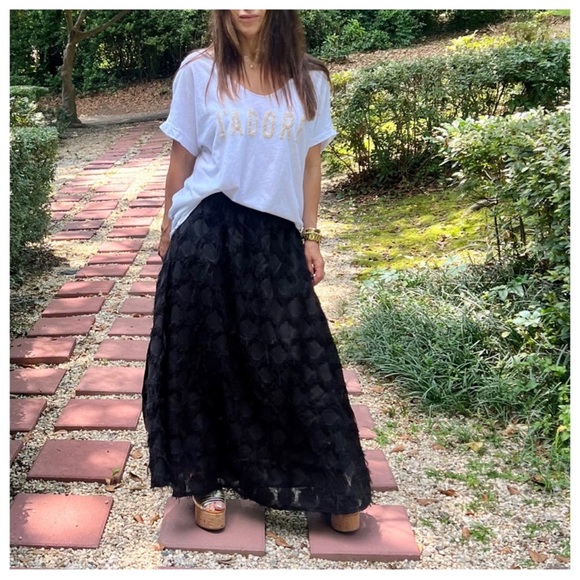 33 ✨LAST ONE✨BLACK FABULOUS SKIRT POSH LIVE LISTING - Picture 3 of 4